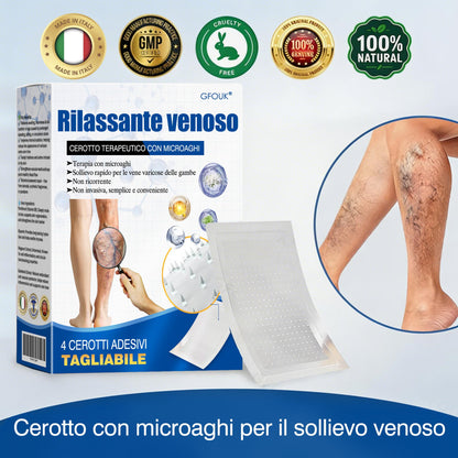 🇮🇹🔥GFOUK® Cerotto con Microaghi Rilassante Venoso⚡Sollievo immediato, risultati a lungo termine
